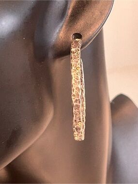 Tat2 Designs Hammered Earrings